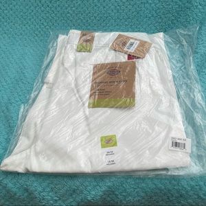 Dickies high waisted white pants
